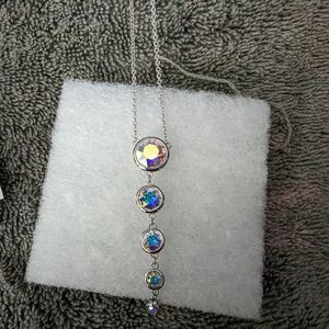 Touchstone crystal necklace.